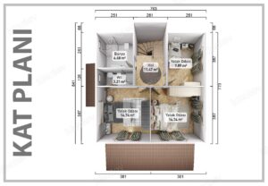 150 m² Two Story Prefabricated House - Image 3