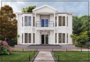 Prefabricated Houses 23 157 m² Two Story Prefabricated House