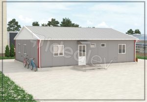 102 m² Prefabricated Office