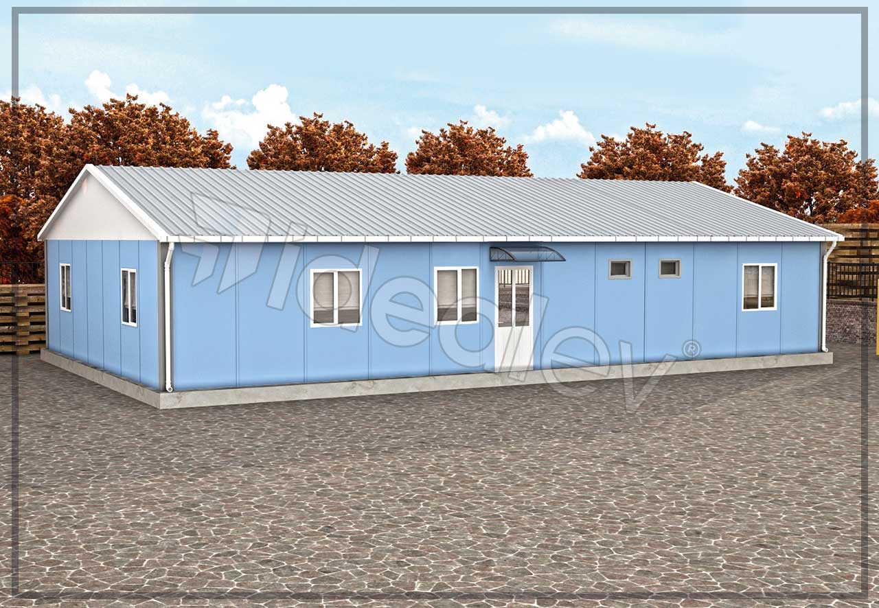 136 m² Prefabricated Office 3 136 m² Prefabricated Office