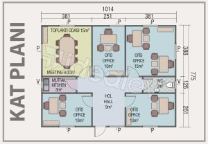 Alternative view of 79 m² Prefabricated Office