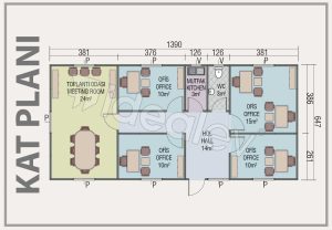 Alternative view of 89 m² Prefabricated Office