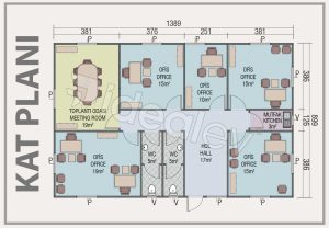 Alternative view of 125 m² Prefabricated Office