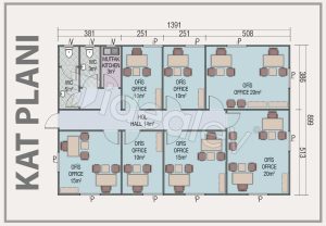 Alternative view of 125 m² Prefabricated Office
