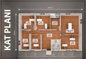 Alternative view of 136 m² Prefabricated Office