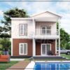 110 m² Two Story Prefabricated House 1