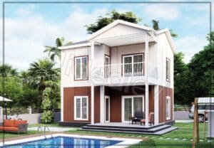 110 m² Two Story Prefabricated House - Image 4