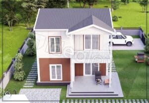 110 m² Two Story Prefabricated House - Image 5