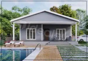 Prefabricagehuis van 112 m²