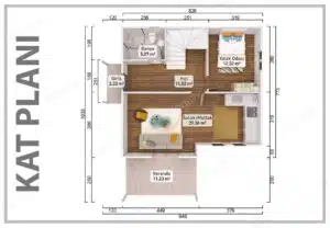 Casă prefabricată cu două etaje de 149 m² - Imaginea 2