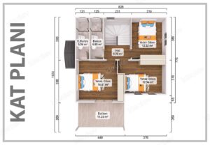 149 m² Two Story Prefabricated House - Image 3