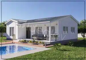 90m2 prefabrik ev 2 90 m² Prefabrik Ev - Resim 3