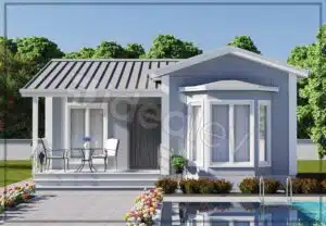 Shtëpi e parafabrikuar 50 m²