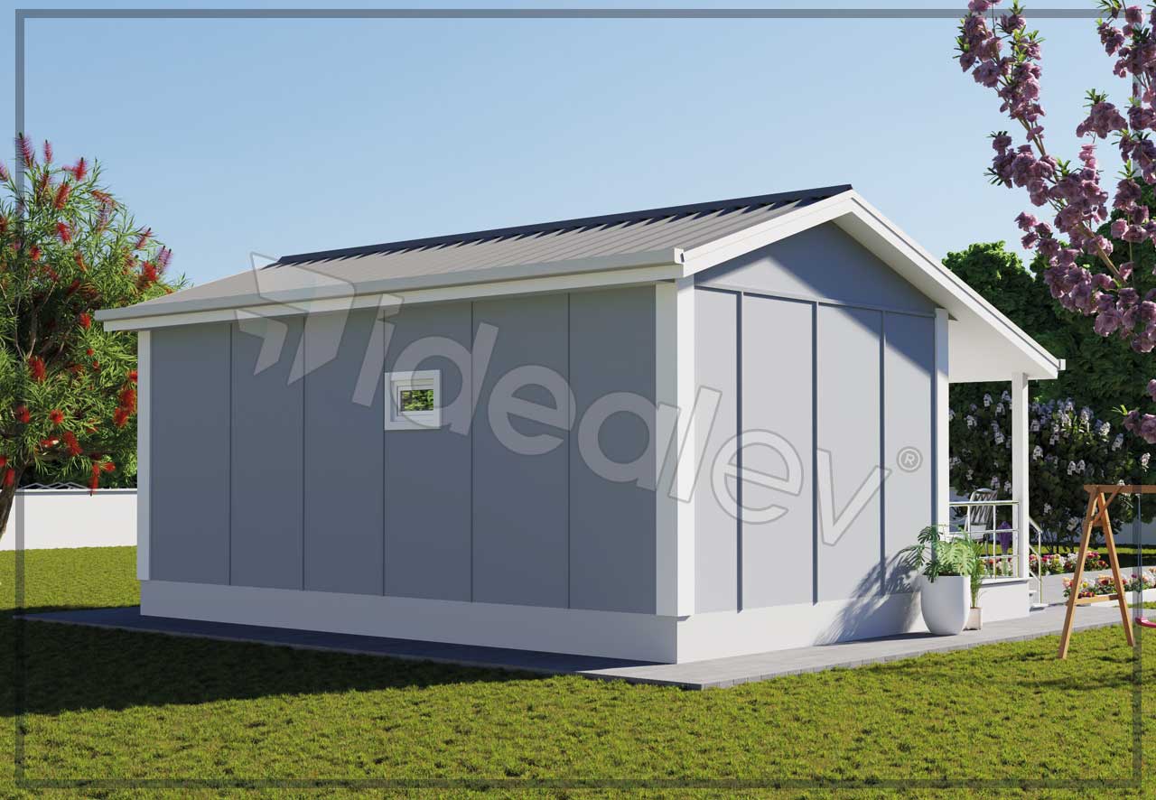 50m2 prefabrik ev 5 cizgisiz 50 m² Prefabricated House - Image 6