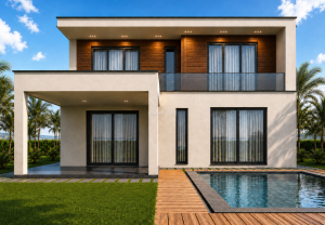 Steel Construction Houses 23 193 m² Two Story Steel Frame House