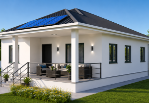 Alternative view of 138 m² Steel Frame House