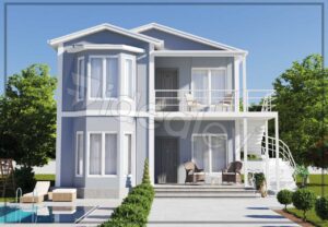 Prefabricated Houses 31 152 m² Two Story Prefabricated House
