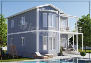 152 m² Two Story Prefabricated House - Image 5