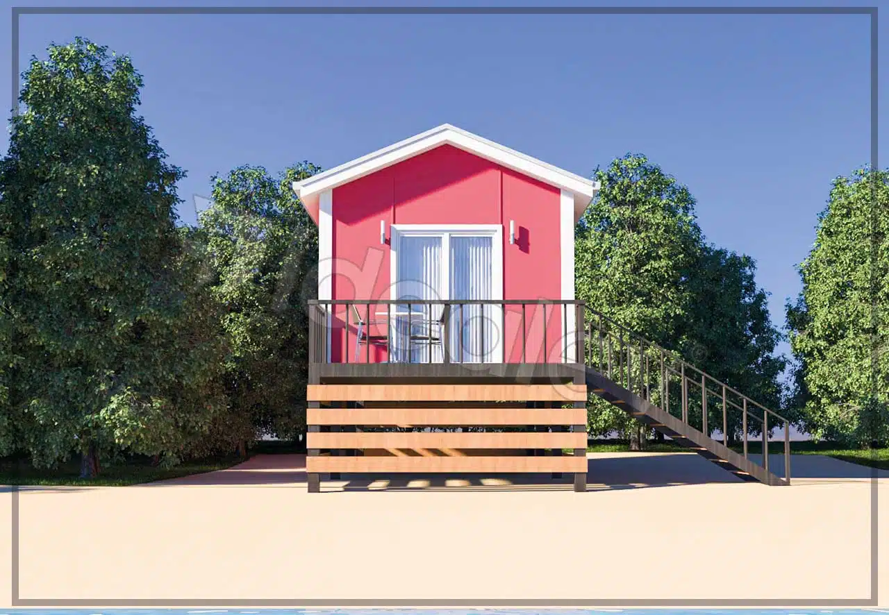 33m2 prefabbricati ev 2 Casa prefabbricata di 33 m² - Immagine 3