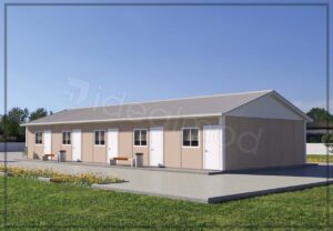 150 m² Prefabricated Dormitory