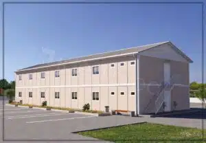 Монтажна спаваоница од 475 м²