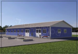 226 m² Prefabricated Dining Hall