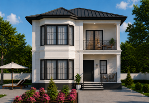 Steel Construction Houses 31 156 m² Two Story Steel Frame House