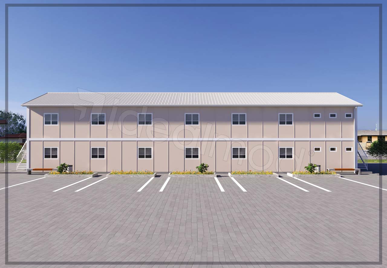 475 m² Prefabricated Dormitory 4 475 m² Prefabricated Dormitory - Image 3