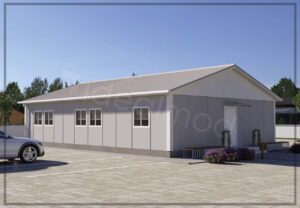 125 m² Prefabricated Dormitory