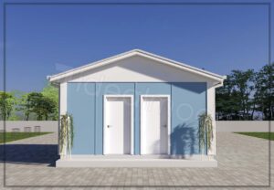 27 m² Prefabricated Toilet and Shower 7 27 m² Prefabricated Toilet and Shower - Image 3