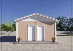 53 m² Prefabricated Toilet and Shower - Image 3