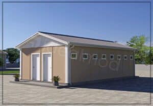 53 m² Prefabricated Toilet and Shower - Image 4