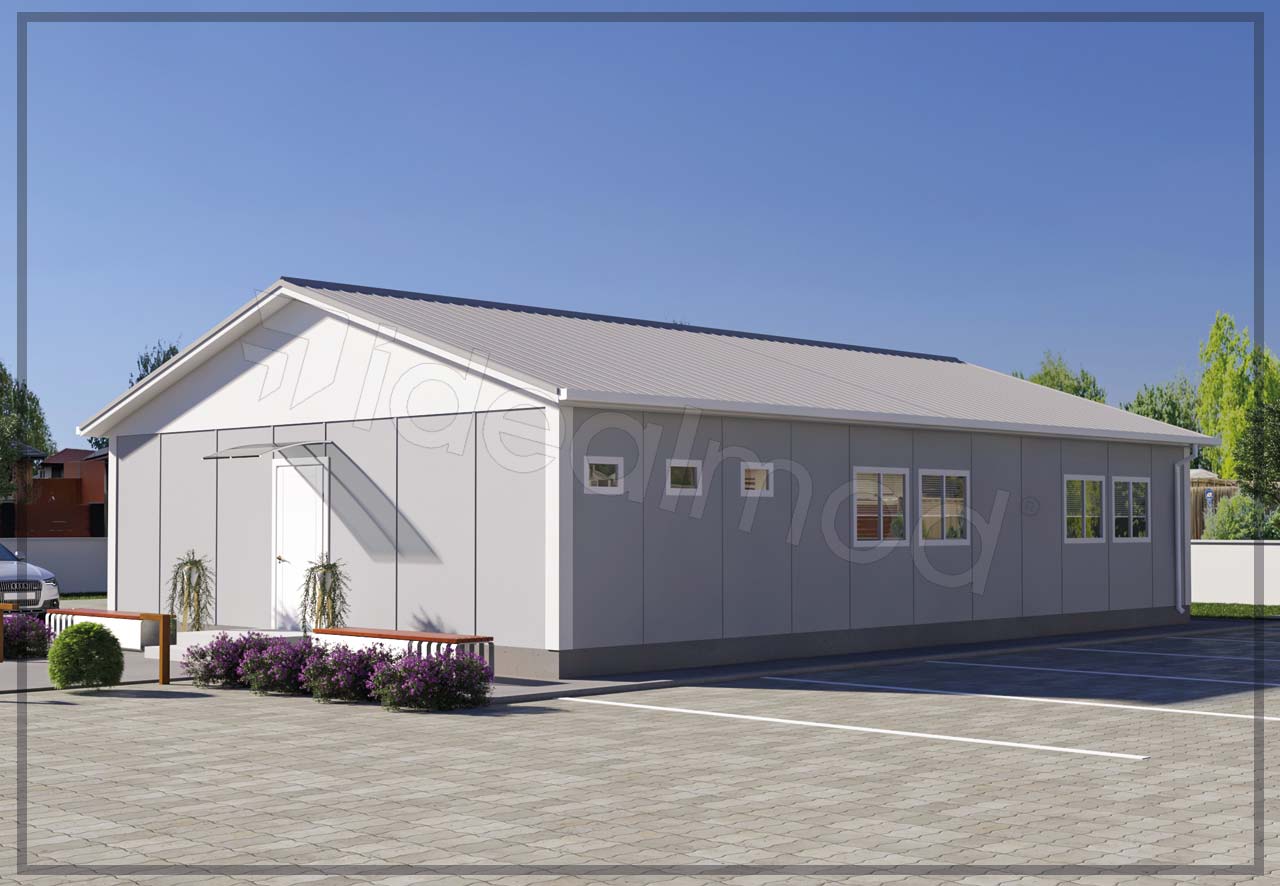 125 m² Prefabricated Dormitory 4 125 m² Prefabricated Dormitory - Image 3