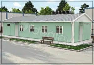 Sală de mese prefabricată de 79 m²