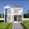 154 m² Two Story Prefabricated House 1