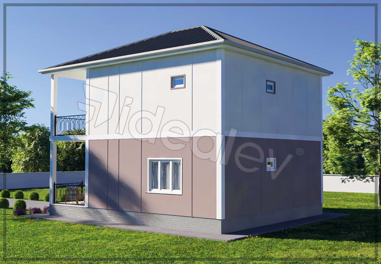154 m² Two Story Prefabricated House 8 154 m² Two Story Prefabricated House - Image 6