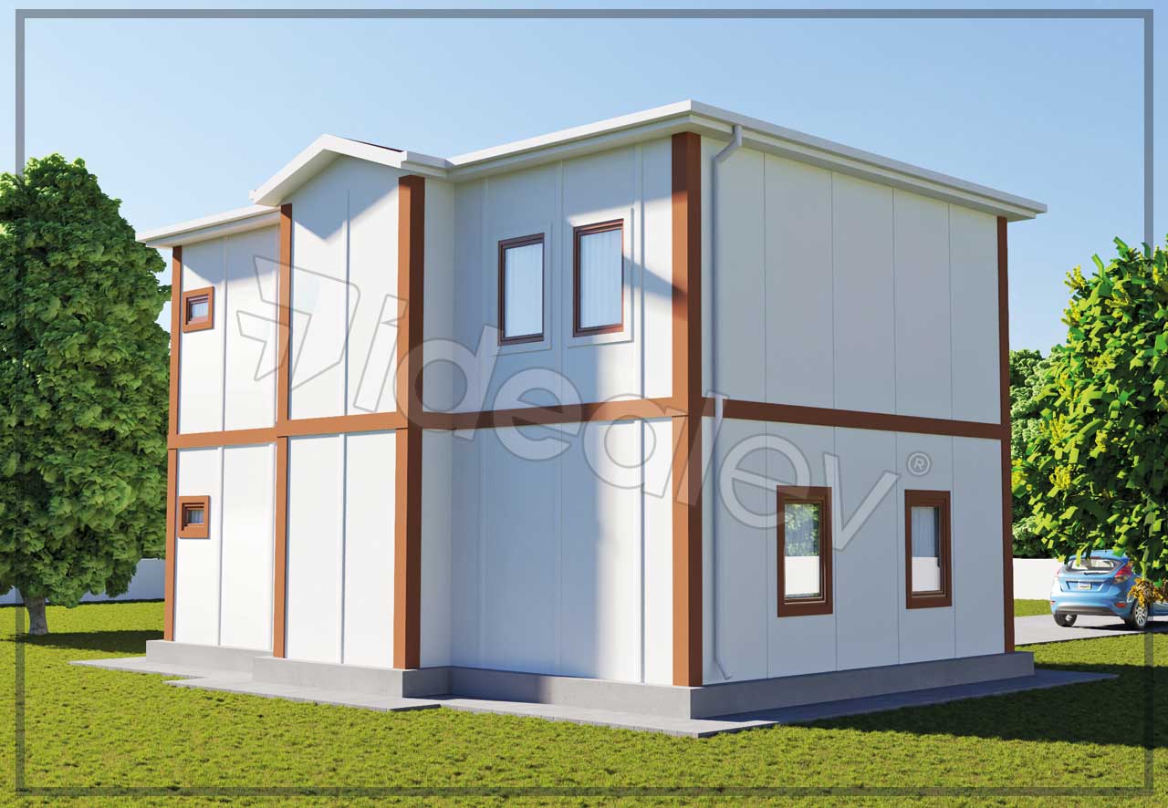 141 m² Two Story Prefabricated House 8 141 m² Two Story Prefabricated House - Image 6