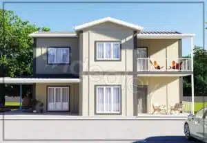 186 m² Two Story Prefabricated House