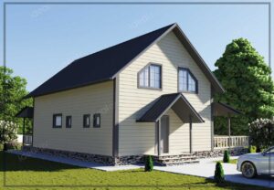 256 m² Two Story Steel Frame House - Image 7