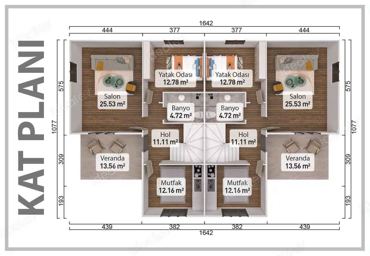 Maison préfabriquée de deux étages de 320 m² - Image 2