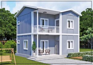 99 m² Two Story Prefabricated House - Image 4
