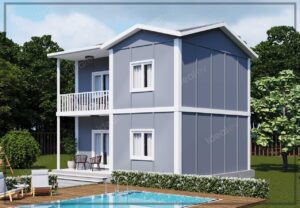 99 m² Two Story Prefabricated House - Image 5
