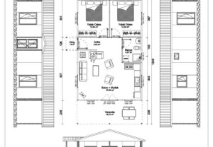 Alternative view of 82 m² Prefabricated House