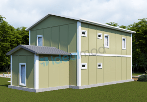 196 m² Two Story Prefabricated House - Image 4