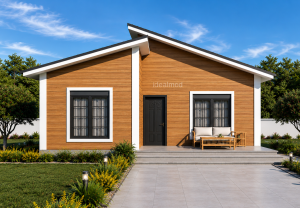 Alternative view of 103 m² Steel Frame House