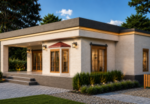 Alternative view of 119 m² Steel Frame House