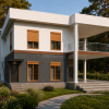 160 m² Two Story Steel Frame House 1