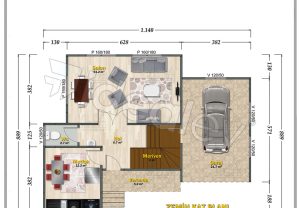 165 m² Two Story Steel Frame House - Image 3