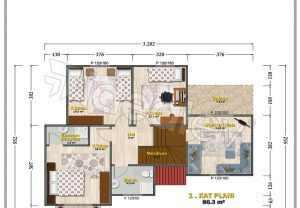 165 m² Two Story Steel Frame House - Image 4
