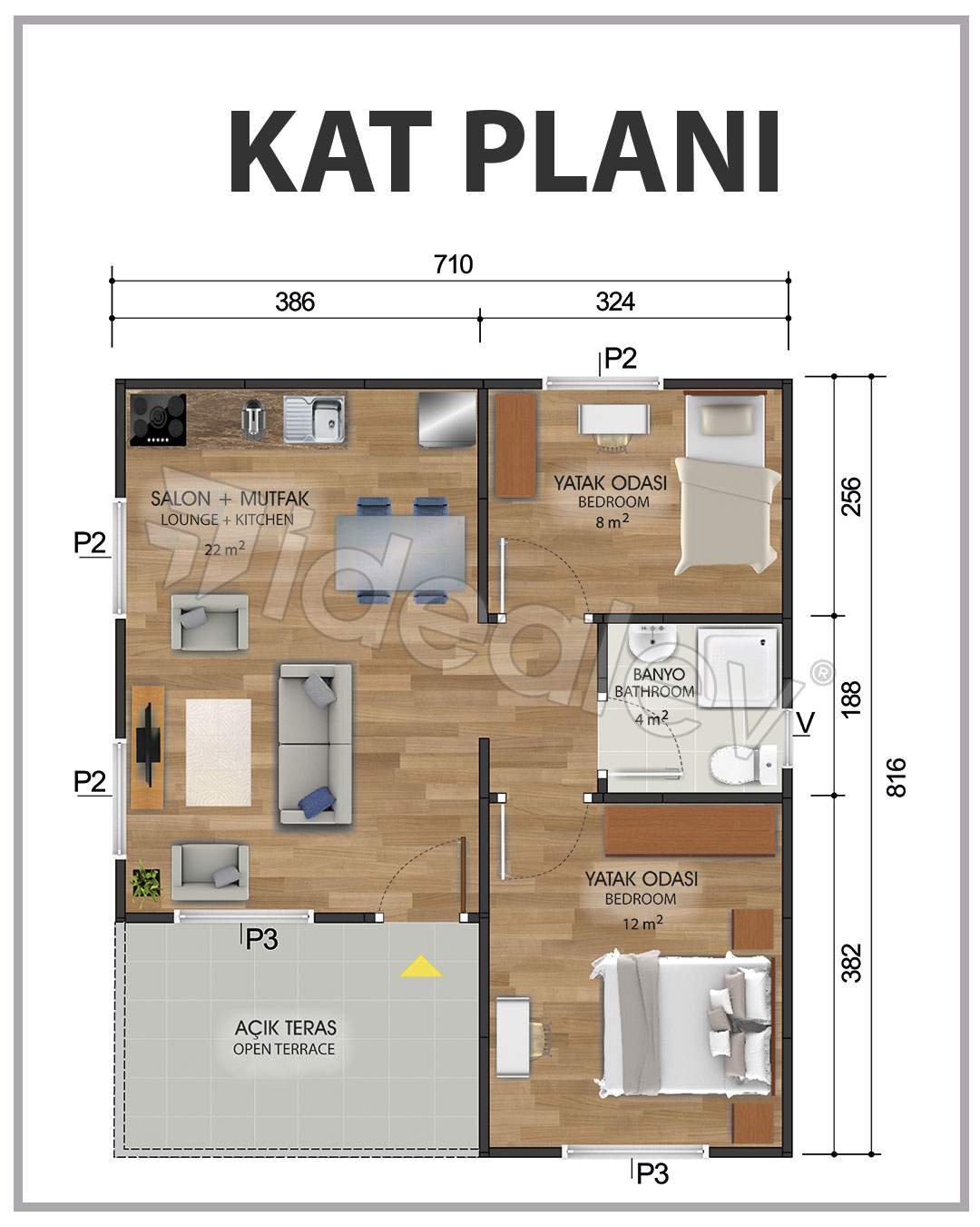 49 m² Steel Frame House 5 49 m² Steel Frame House - Image 3